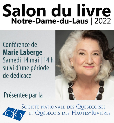 Une conférence de Marie Laberge présentée par la SNQHR